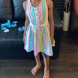 Girl colourful dress